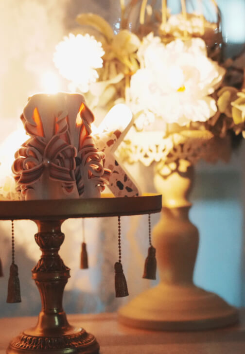German Vintage Style Carved Candle Making Workshop