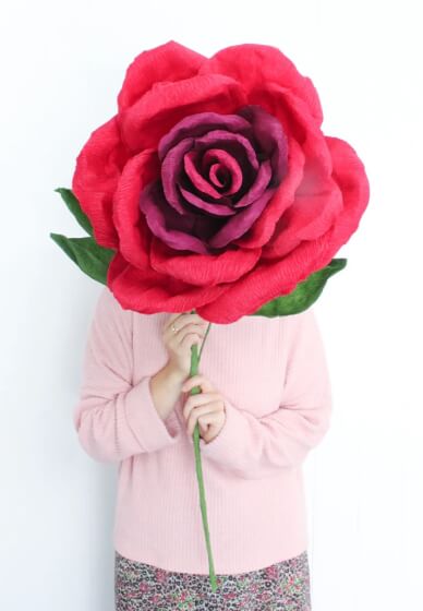 Giant Paper Rose & Rosé Workshop