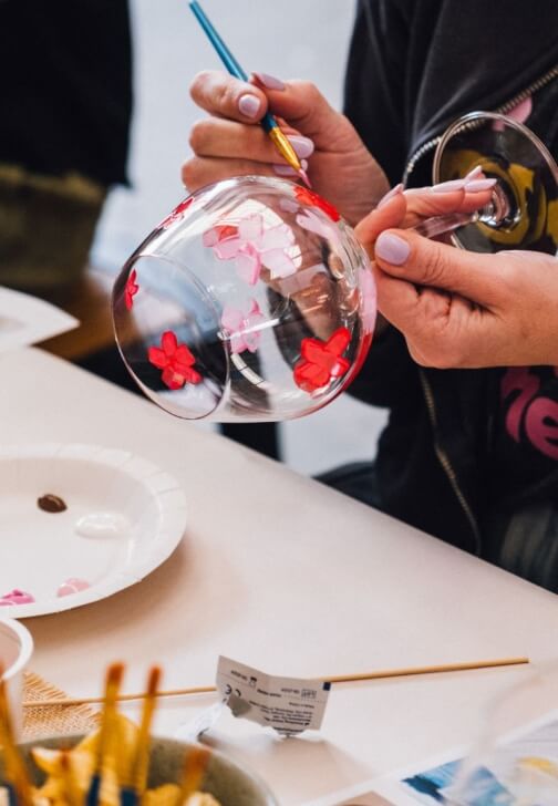Gin Glass Paint and Sip Workshop