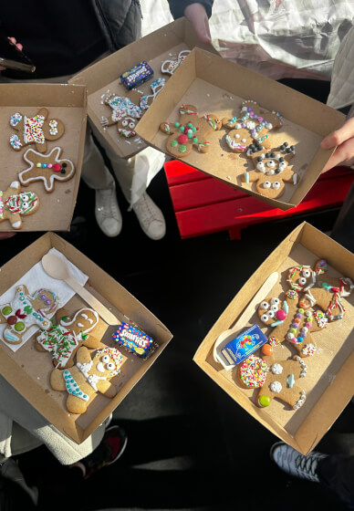 Gingerbread Man Decorating Workshop for Christmas