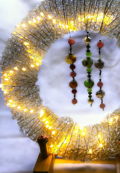 Glass Christmas Wreath Workshop