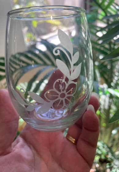 Glass Etching Workshop