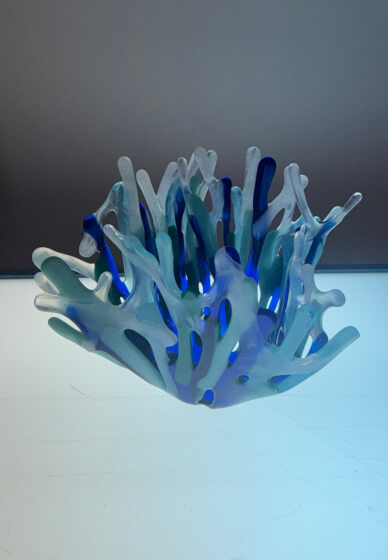 Glass Fused Coral Bowl Workshop