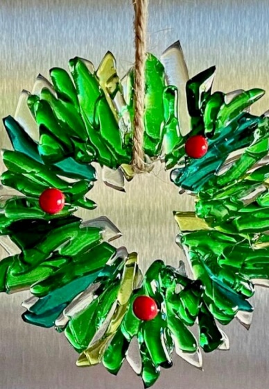 Glass Kiln Fused Workshop - Christmas