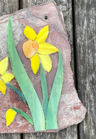 Glass Mosaic on Slate Workshop for Beginners