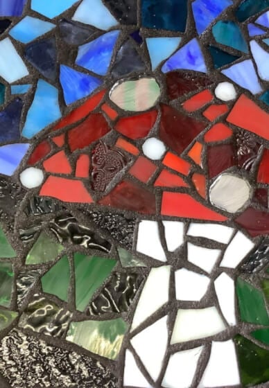 Glass Mosaic Pavers Class for Beginners