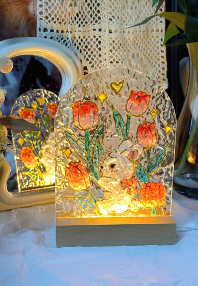 Glass Painting Workshop: Personalised Night Light