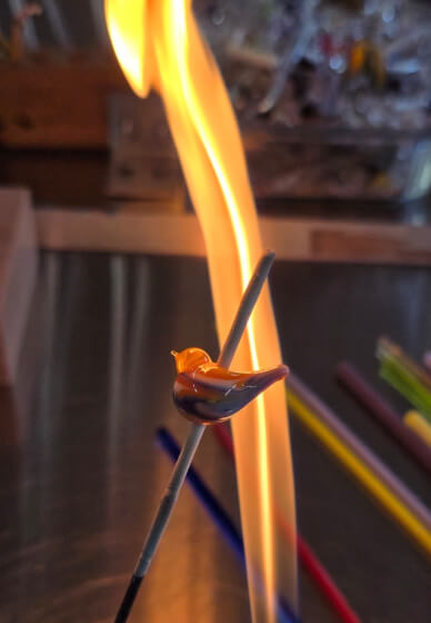 Glass Sculpting Class: Birds in a Tree