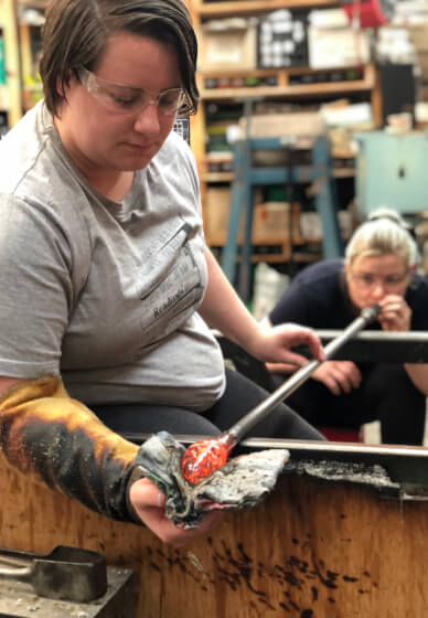 Glass Blowing at AU