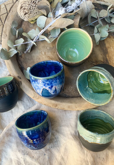 Glaze and Sip Class: Glaze Japanese Tea Cups
