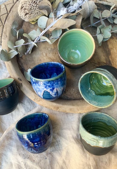 Glaze and Sip Class: Glaze Japanese Tea Cups