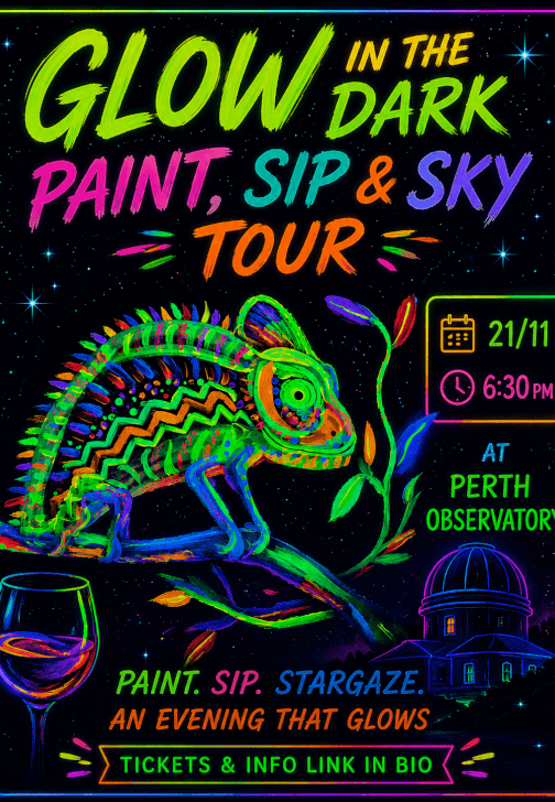 Glow in the Dark Paint , Sip and Night Tour