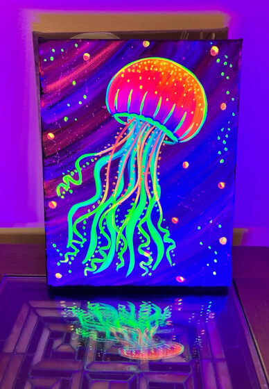 Glow in the Dark Painting Workshop Fun for All Ages