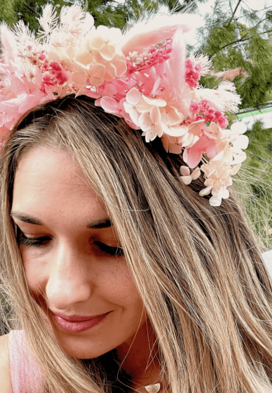 Goddess Hens Flower Crown Workshop