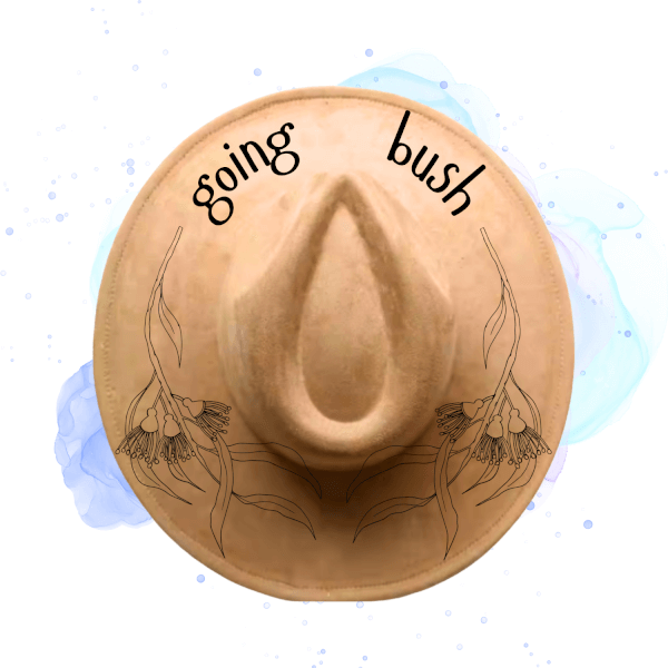 Going Bush Hat Burning at Home Kit with Burner