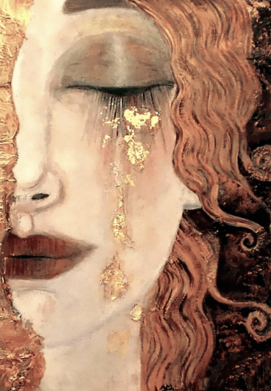 'Golden Tears - Klimt Tribute' - 5 Hour Painting Workshop