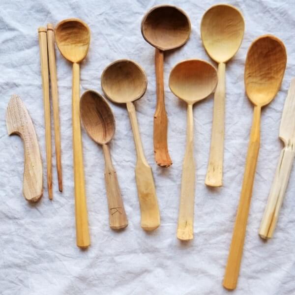 Green Wood Spoon Carving Class, Mini Wooden Spoons Australia