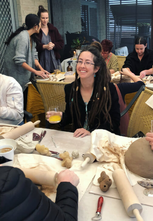 Hand Building Clay Workshop with Prosecco