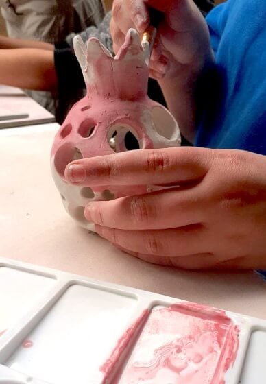 Hand Building Pottery Class for Kids