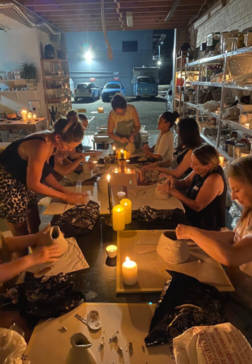 Hand Building Pottery Workshop: Mud by Moonlight