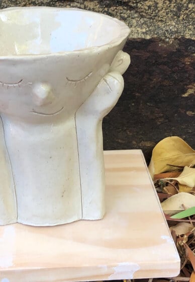 Hand Built Pottery Class: Make a Face Planter