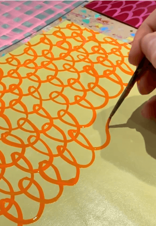 Hand Painted Leather Jewellery Workshop