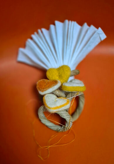 Handmade Napkin Rings Felting Workshop