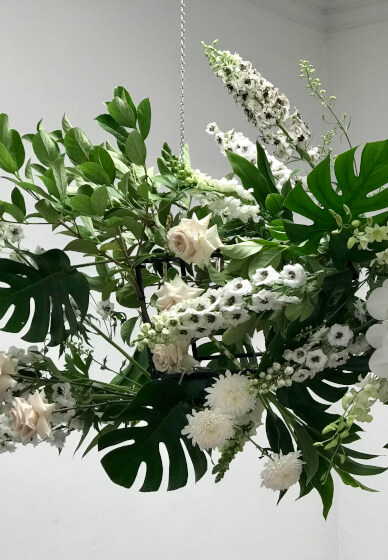 Hanging Large Scale Flower Install Workshop