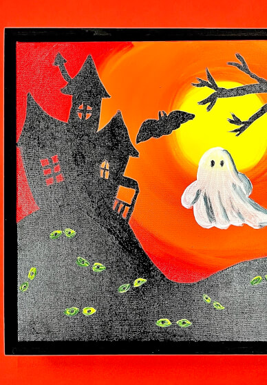 Hauntingly Fun School Holiday Art Workshop
