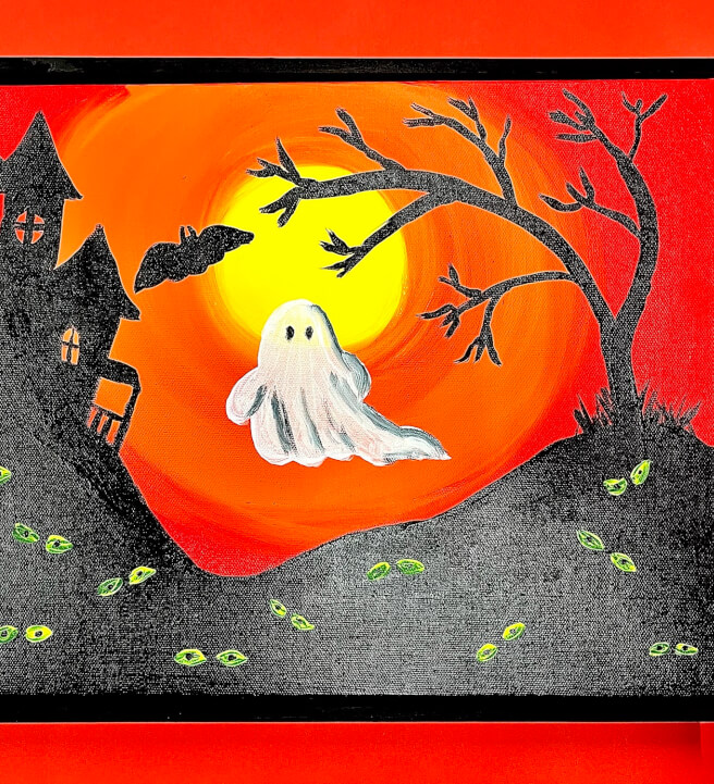 Hauntingly Fun School Holiday Art Workshop