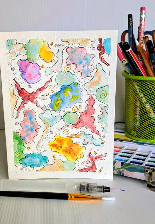 Healing After Family Violence Workshop: Watercolour Card Painting