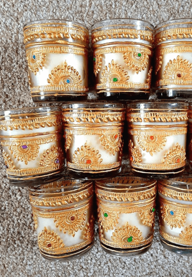 Henna Candle Art and Sip Workshop
