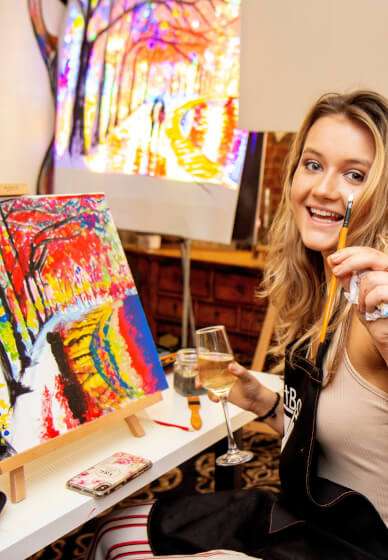 Hens Painting Class with Cocktails
