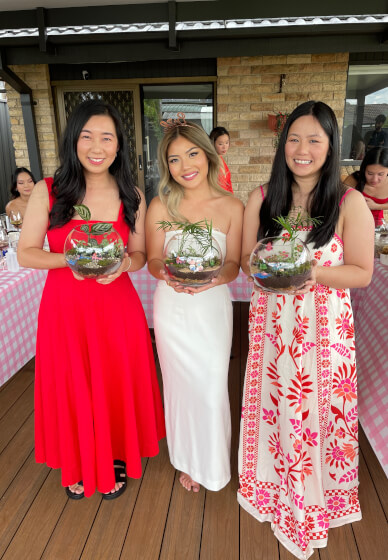 High Tea and Terrarium Workshop
