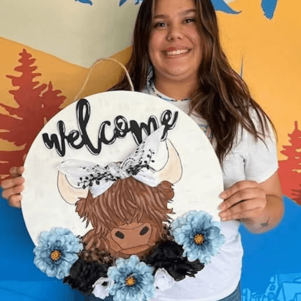 Highland Cow Paint Party