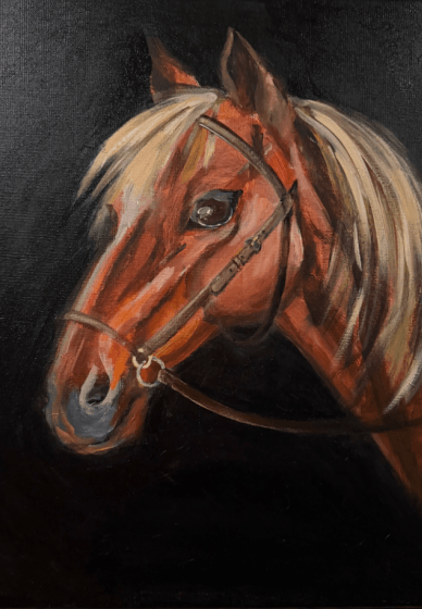 Horse Portrait Painting Class
