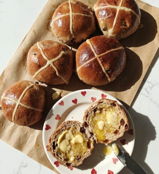 Hot Cross Buns Baking Class