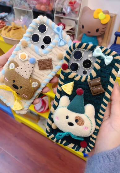 Ice Yarn Decorated Phone Case Workshop