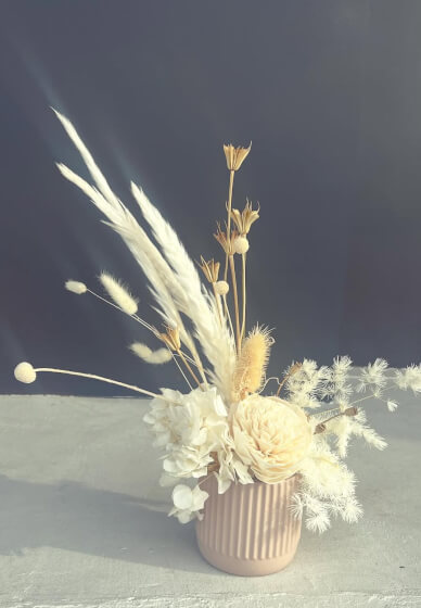 Ikebana Style Flower Arranging Workshop Fresh and Preserved