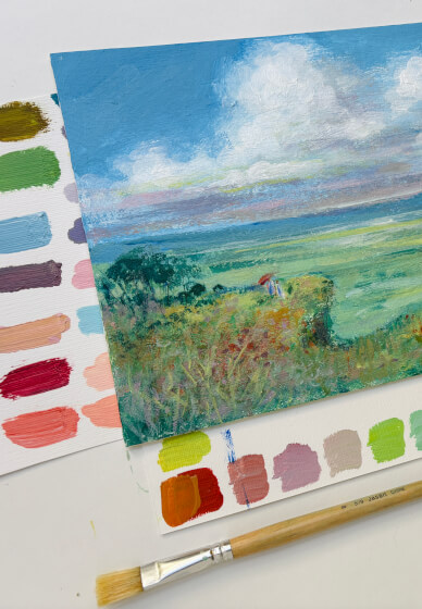 Impressionist Acrylic Painting Workshop - Monet
