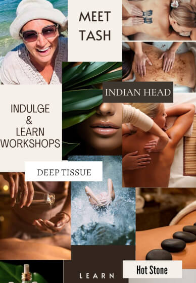 Indian Head, Neck, Shoulder, Arm & Spa Treat Workshop