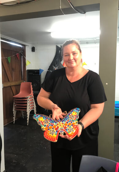 Indoor Butterfly Wall Hanging Mosaic Workshop