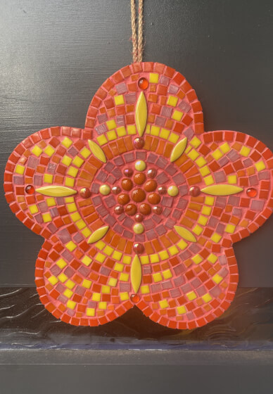 Indoor Flower Wall Hanging Mosaic Workshop