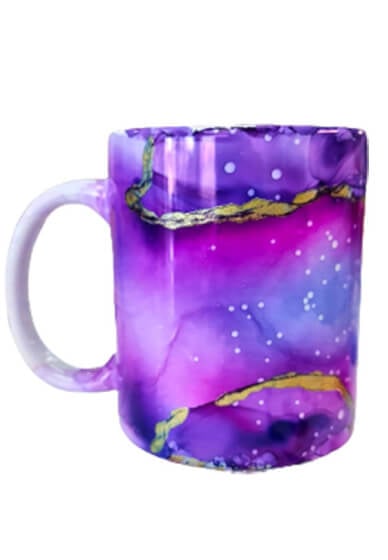 Inky Mugs Alcohol Ink Painting Class for Kids