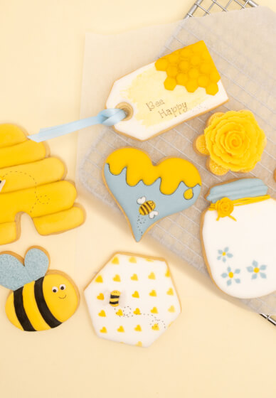 Intermediate Royal Icing Cookie Class: Bees Knees