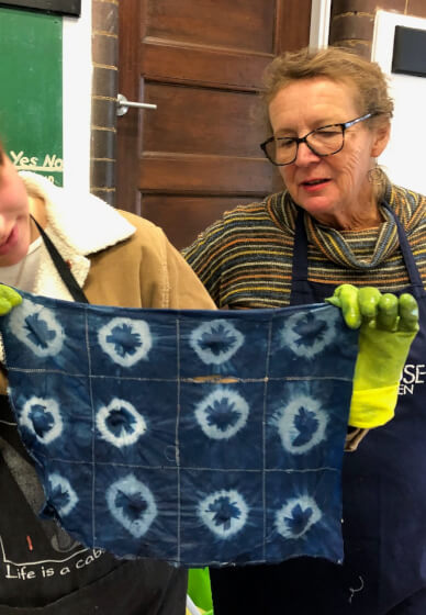 Introduction to Shibori and Indigo Dyeing Class