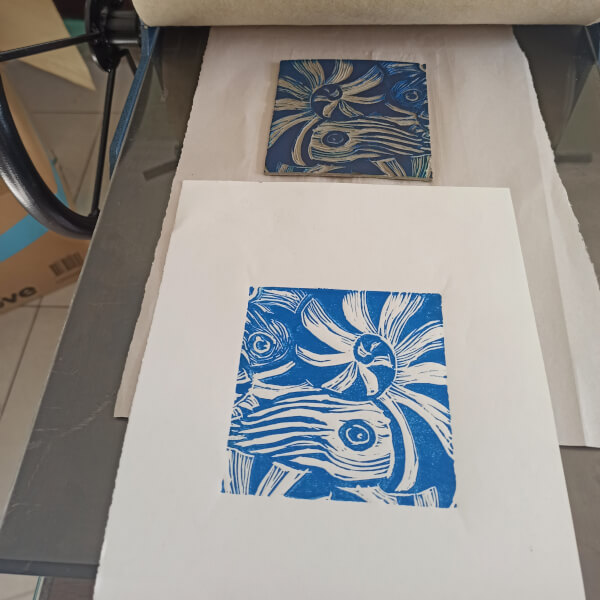 The Linocut + Block Printing Process — Kate Michelle Design
