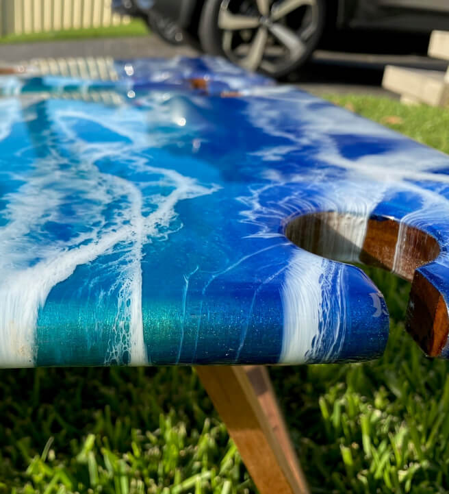 Introductory Resin Workshop 6: Wine Table 'Surf's Up'