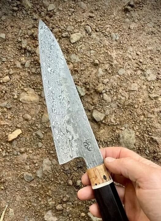 Japanese Damascus Chef's Knife Forging Course