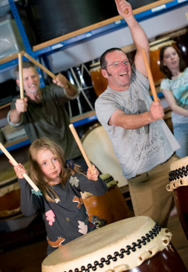 Japanese Taiko Drumming Workshop for Families